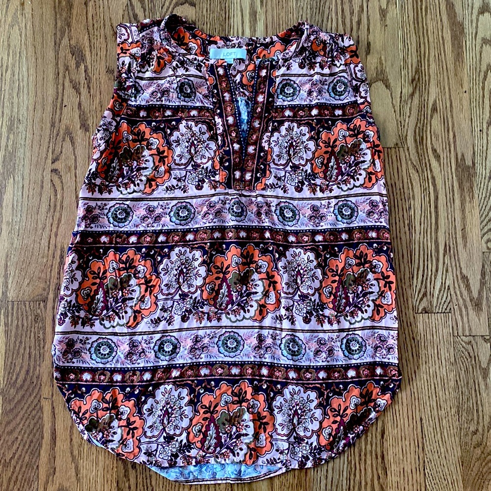 Loft Boho Sleeveless Tunic